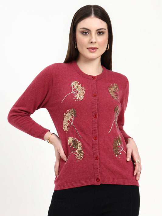 Rosewood Golden Fern Cardigan
