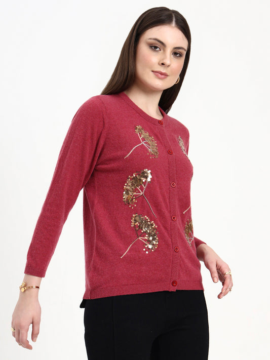 Rosewood Golden Fern Cardigan