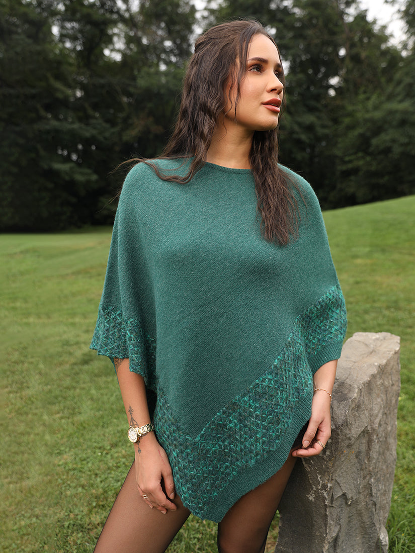 Verde Alpino Poncho
