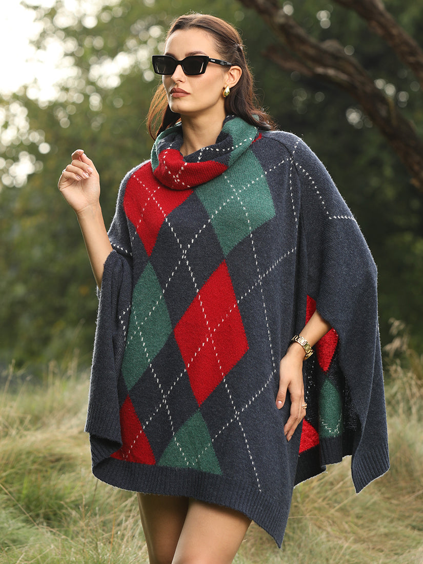 Highland Garnet Poncho