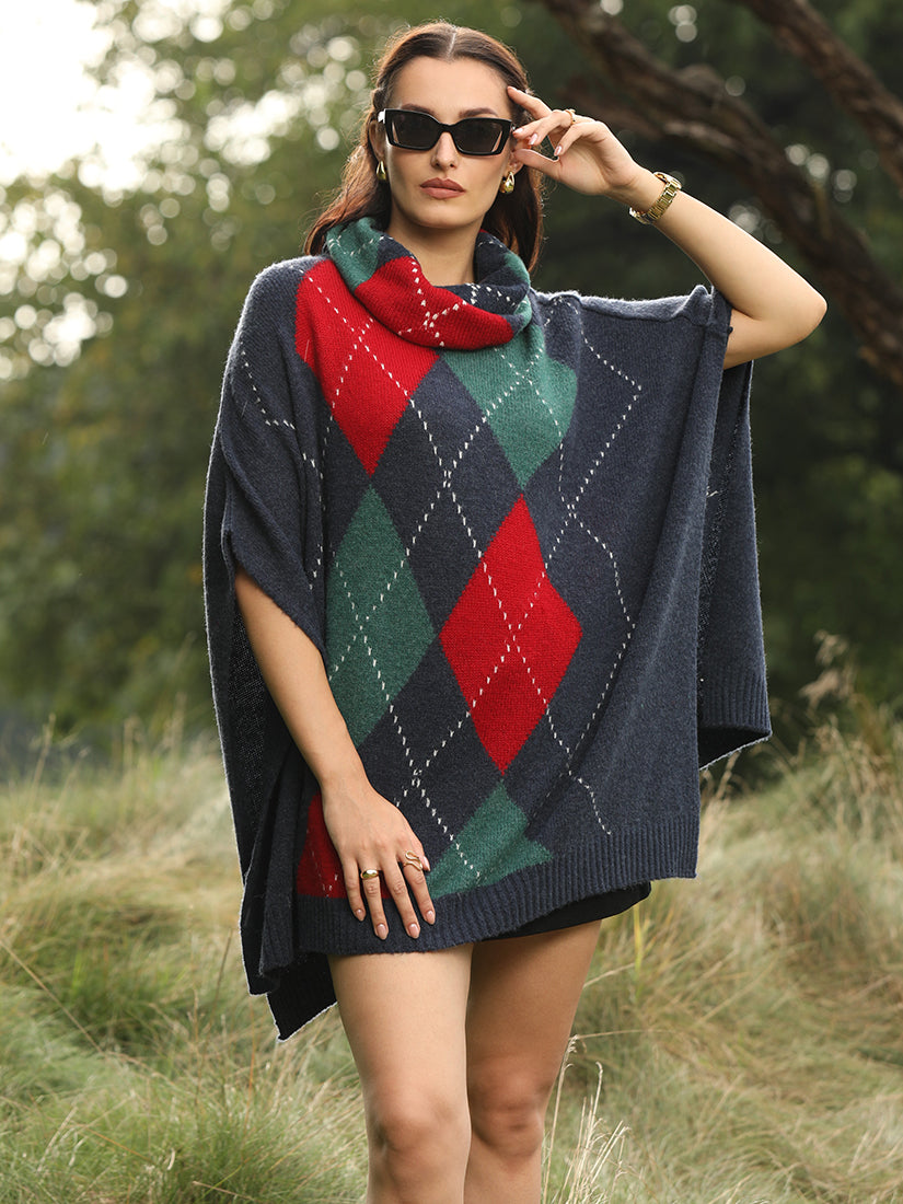 Highland Garnet Poncho
