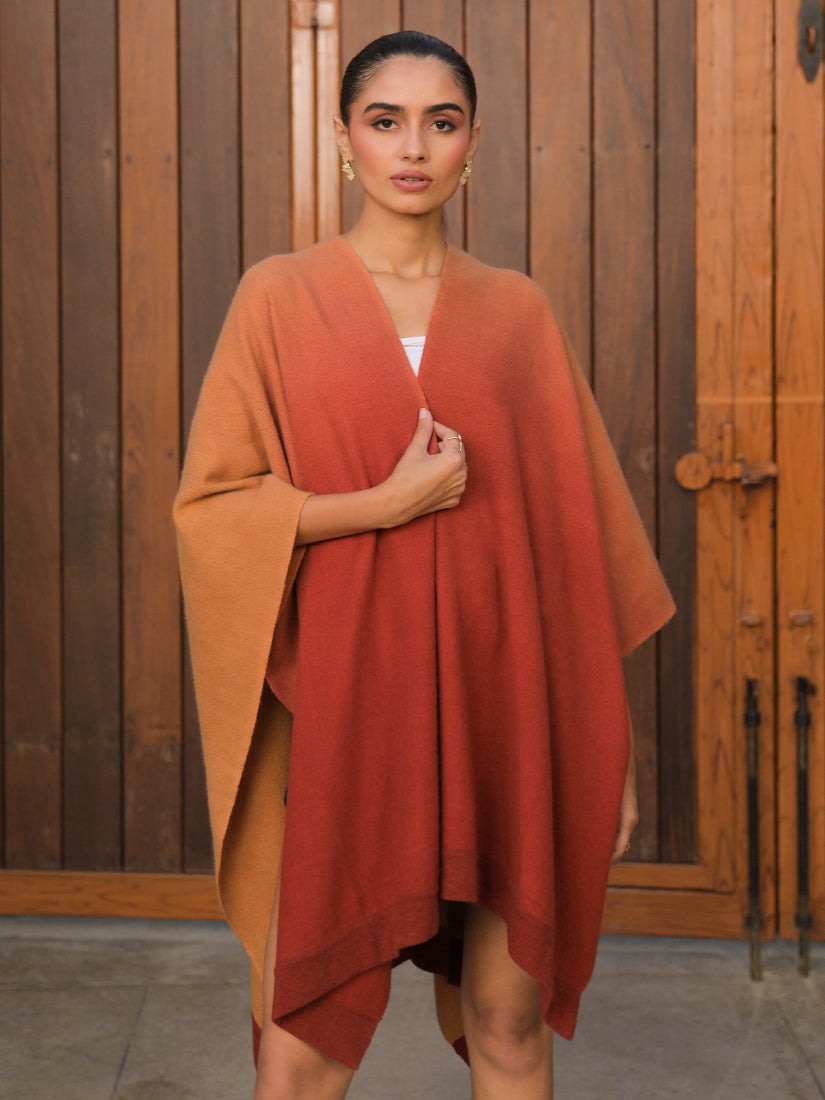 Burnished Camel Cape