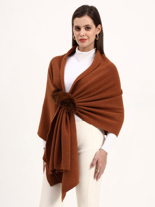 Autumn Ember Fur Wrap
