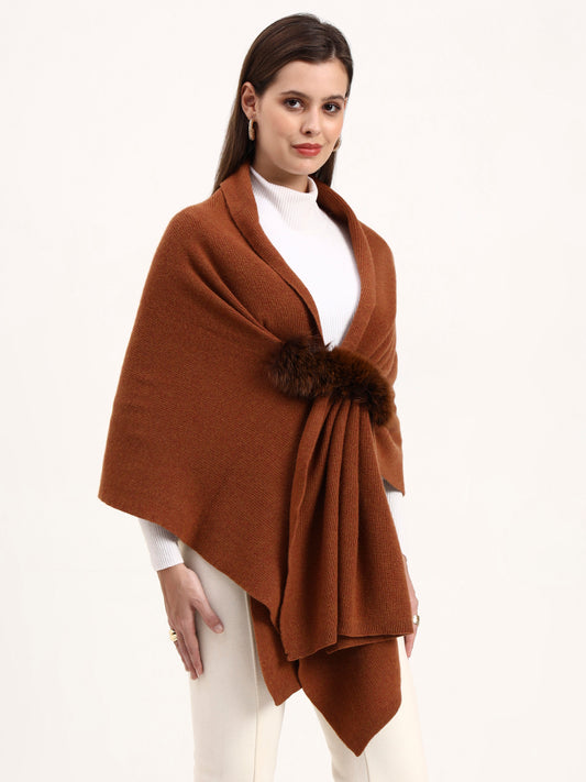 Autumn Ember Fur Wrap