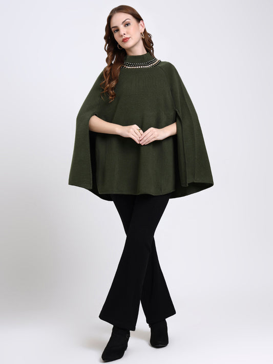 Verdant Halo Poncho