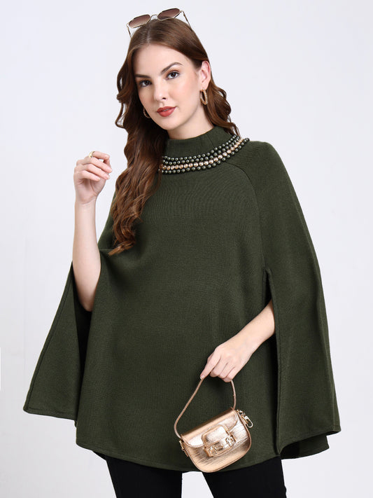 Verdant Halo Poncho