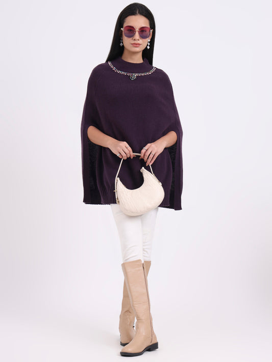 Royal Amethyst Poncho
