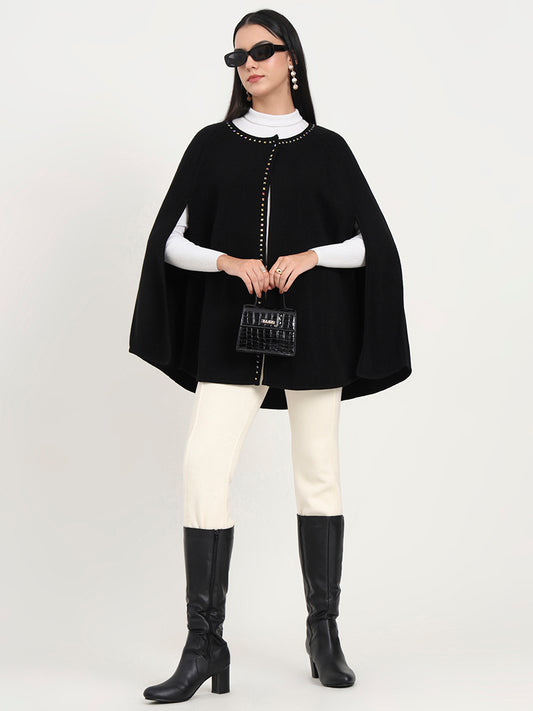 Noir Regent Poncho