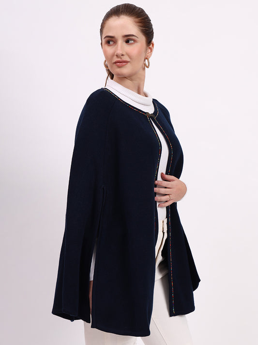 Navy Monarch Poncho