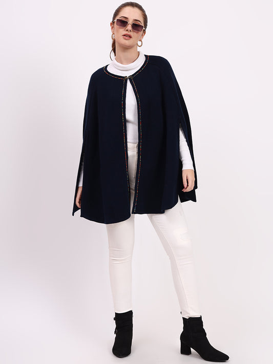 Navy Monarch Poncho