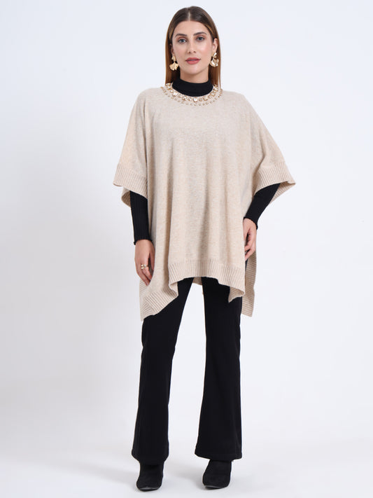 Ivory Aura Poncho