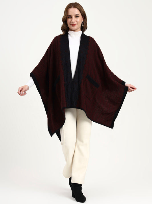 Velour Twilight Border Cape