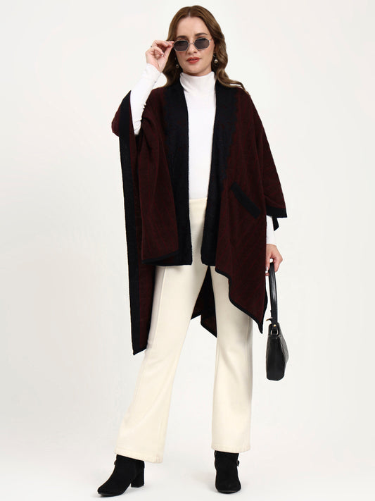 Velour Twilight Border Cape