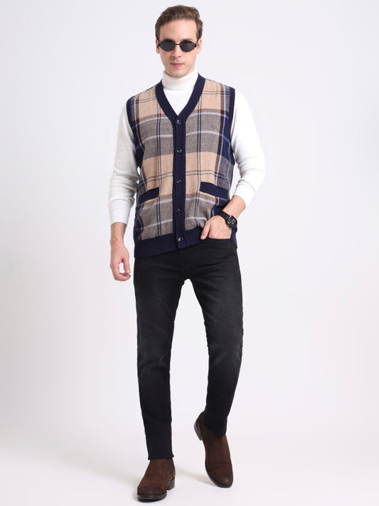 Harbor Plaid Vest