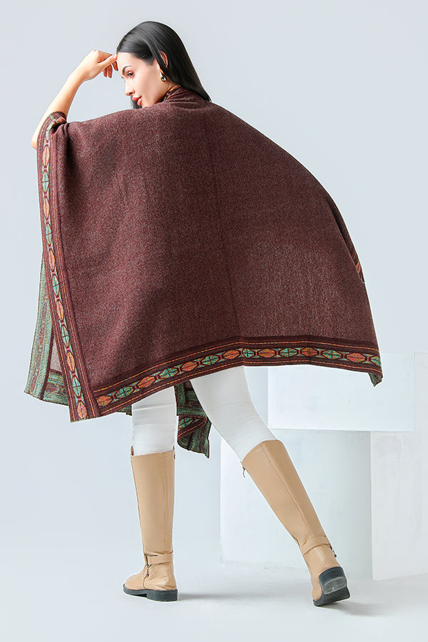 Umber Loom Cape