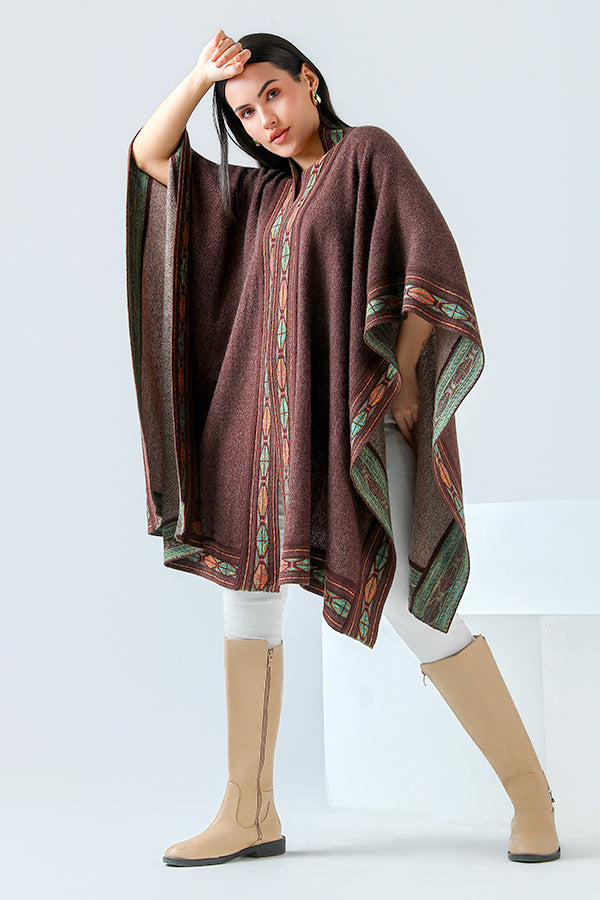 Umber Loom Cape