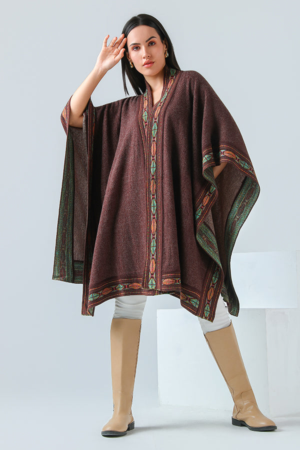 Umber Loom Cape