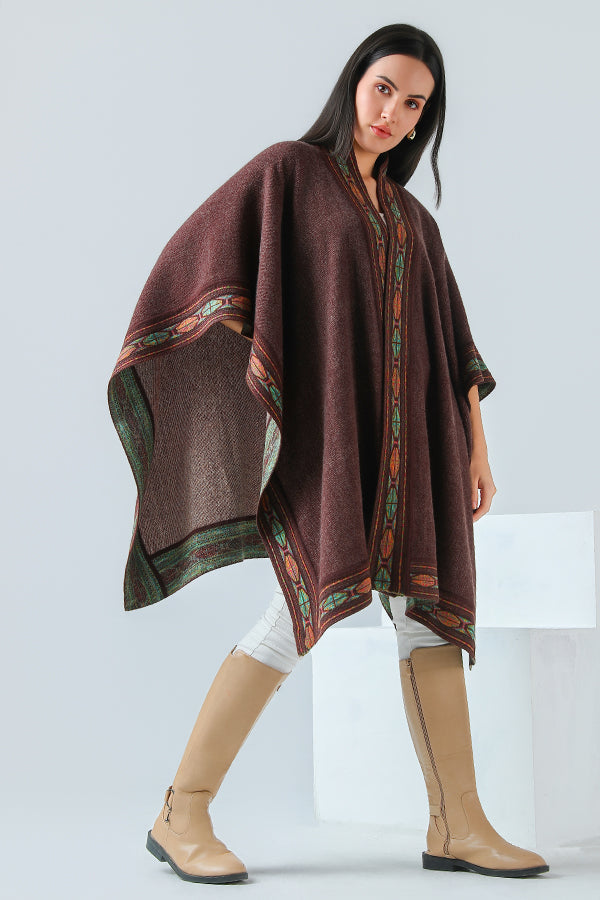Umber Loom Cape