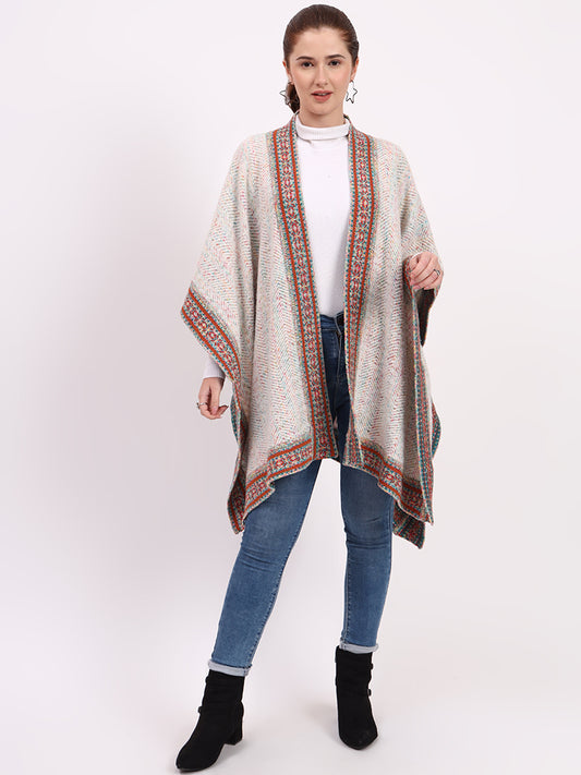 Ivory Mosaic Border Cape