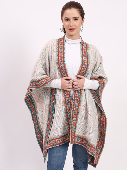 Ivory Mosaic Border Cape