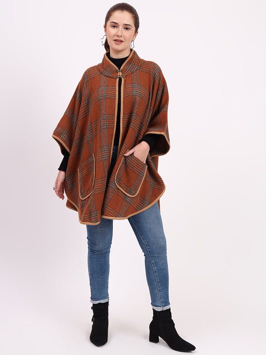 Highland Amber Tartan Cape