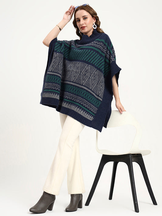 Midnight Rowan Poncho