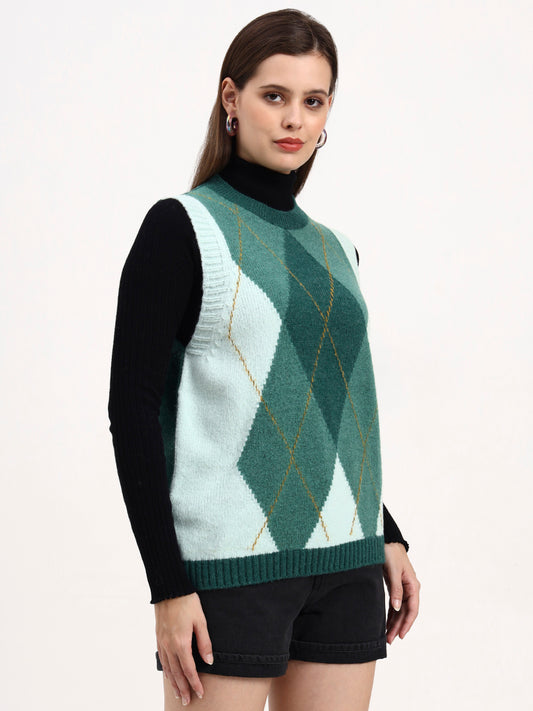 Willow Mist Sleeveless Cardigan