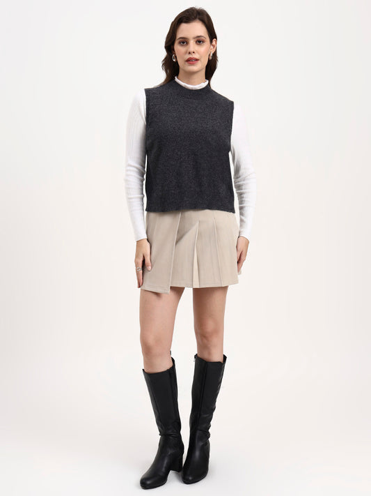 Winter Mist Sleeveless Cardigan