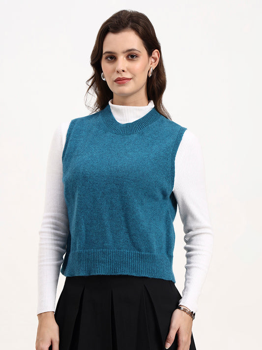 Ocean Mirage Sleeveless Cardigan