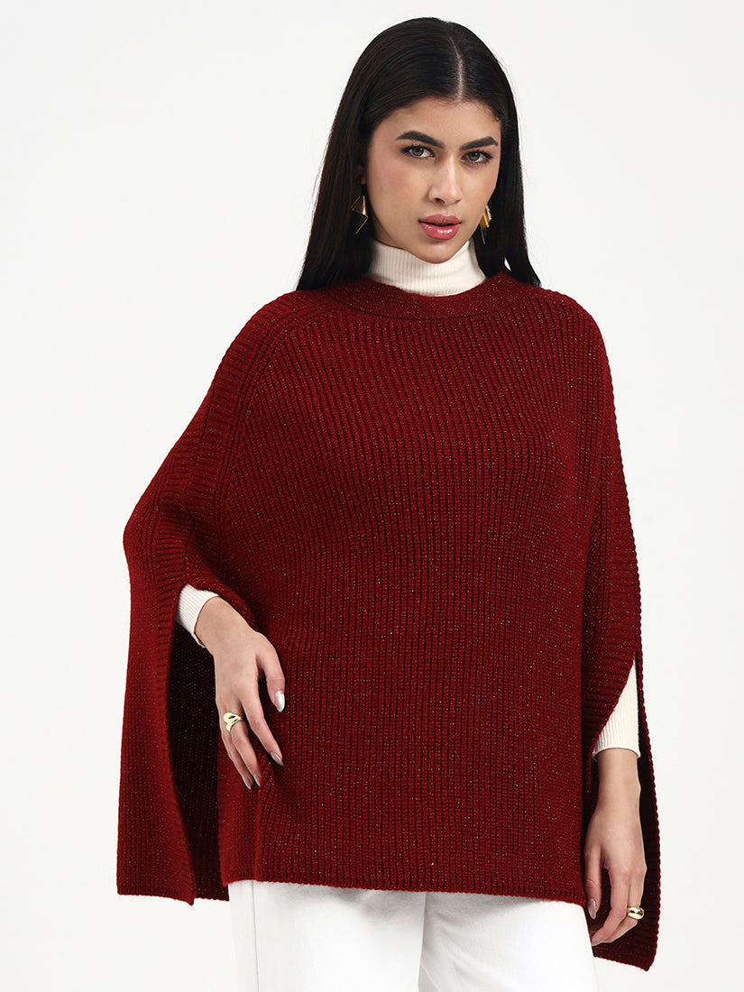 Velour Luminé Poncho