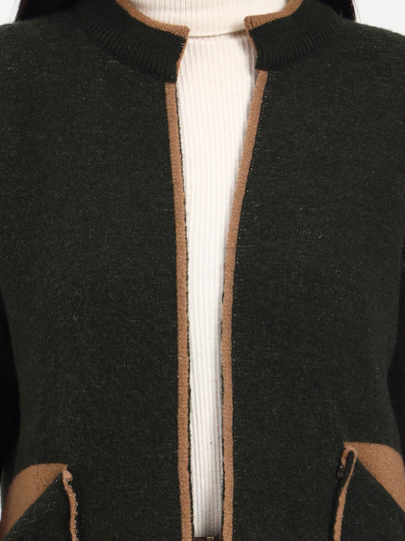 Woodland Tan Edge Cardigan