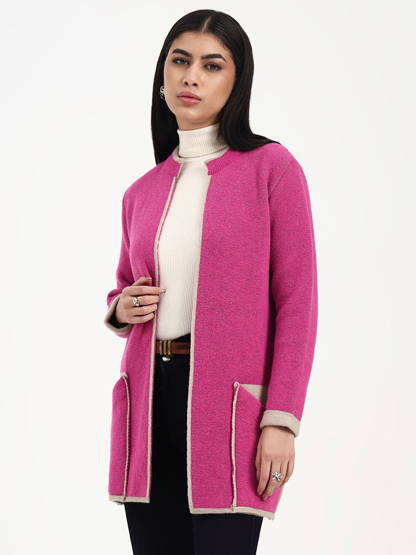 Orchid Tan Edge Cardigan