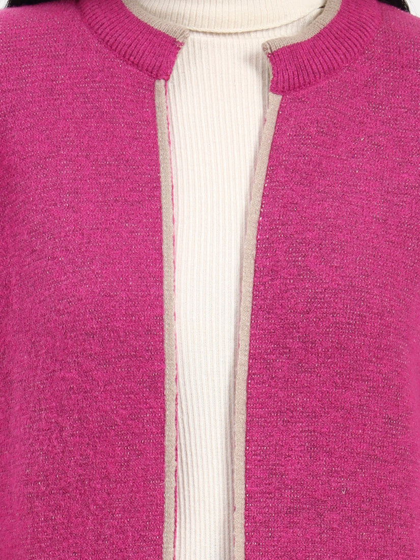 Orchid Tan Edge Cardigan
