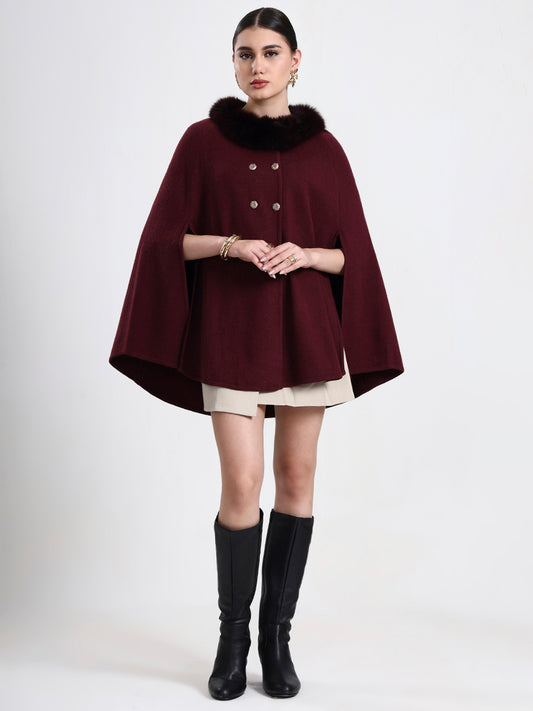 Bordeaux Poncho
