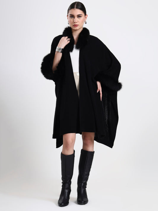 Sable Noir Fur Cape