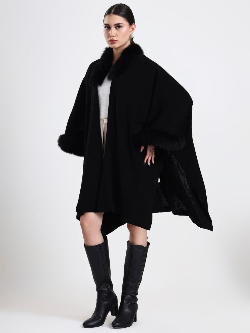 Sable Noir Fur Cape