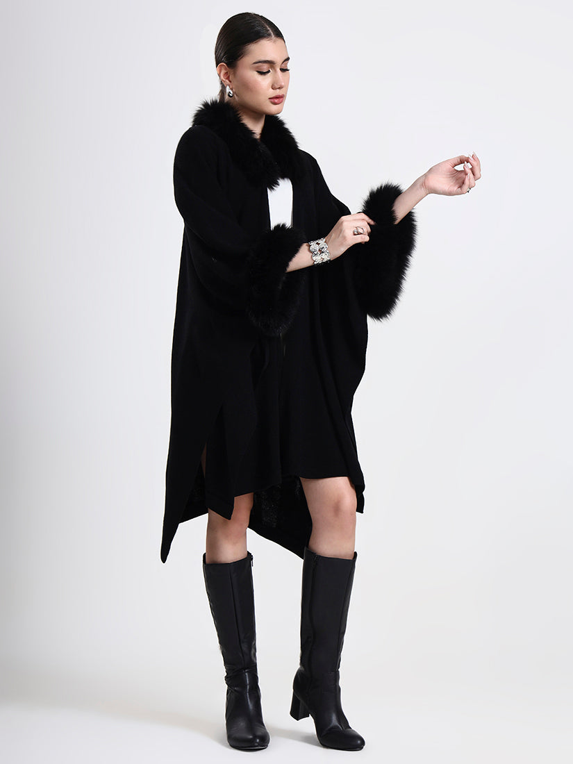 Sable Noir Fur Cape