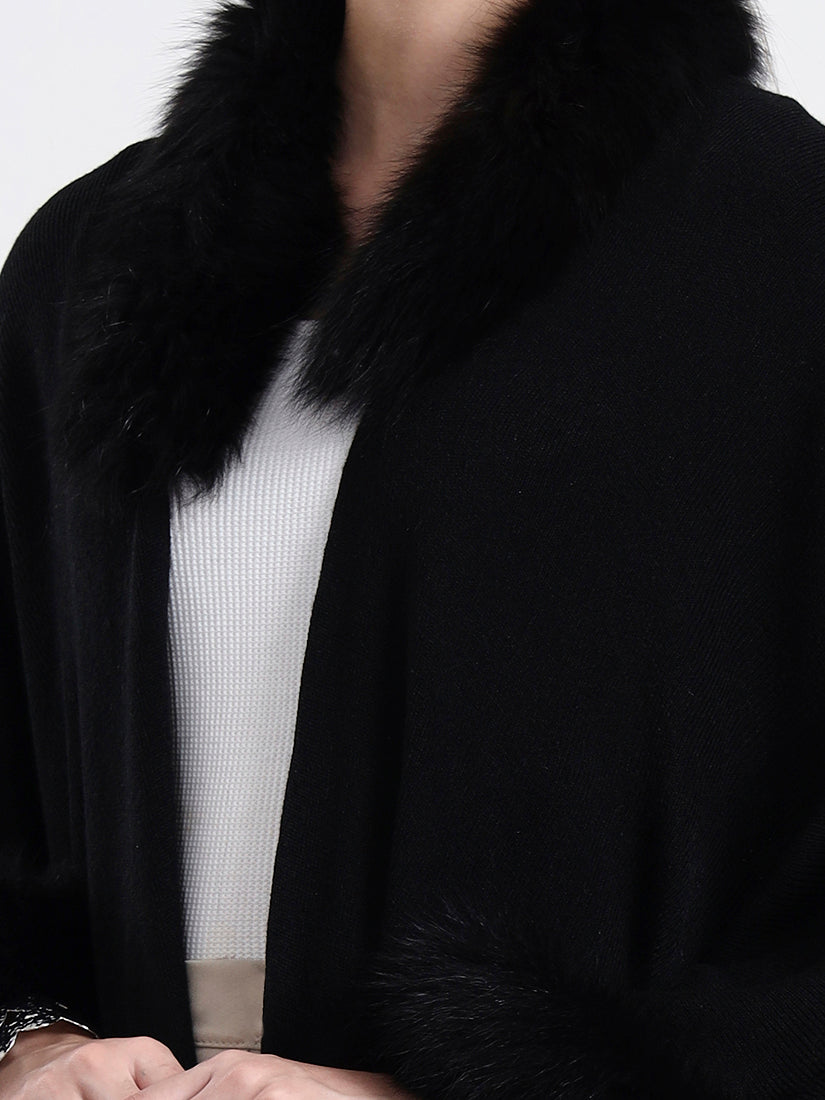 Sable Noir Fur Cape