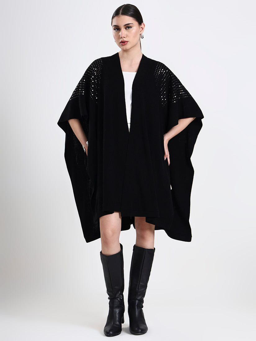 Olive Lattice Cape