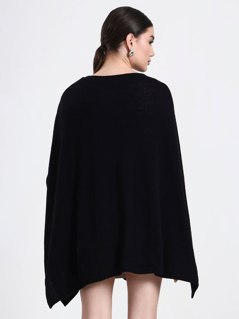 Midnight Grove Lambswool Poncho