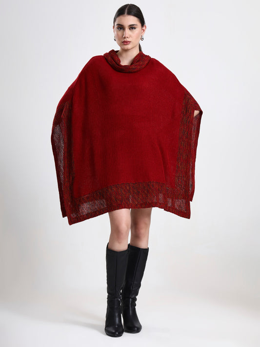 Burnished Garnet Poncho