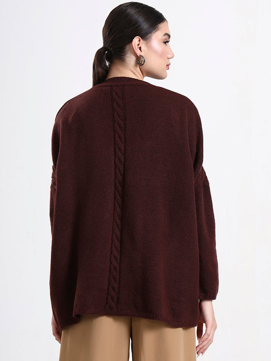 Cocoa Merlot Poncho