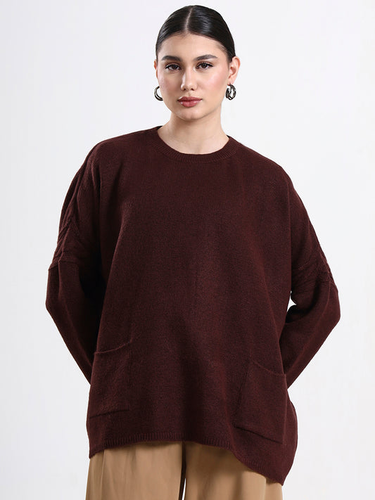 Cocoa Merlot Poncho