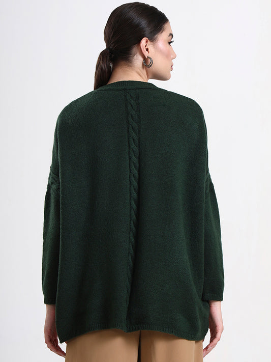 Forest Moss Poncho