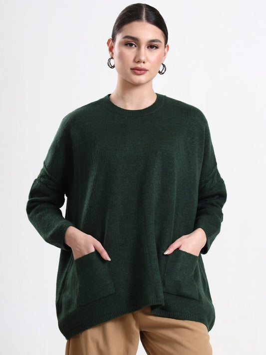 Forest Moss Poncho
