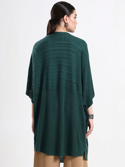 Loden Green Poncho