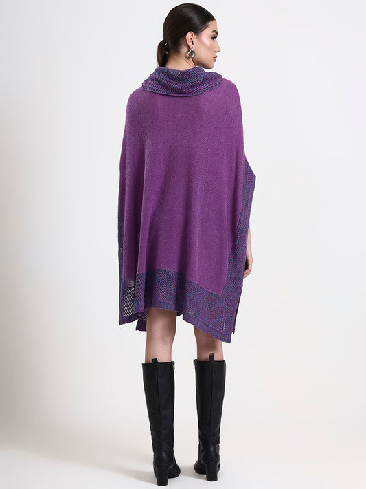 Aubergine Shadow Poncho