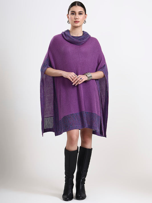 Aubergine Shadow Poncho