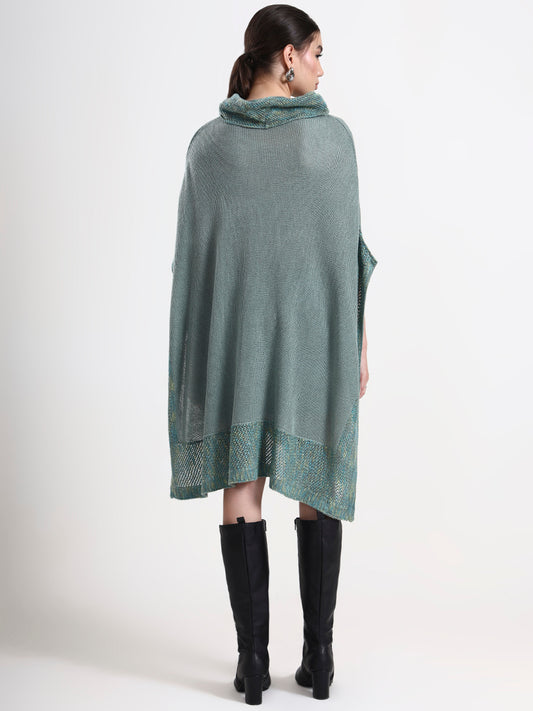 Celadon Mist Poncho