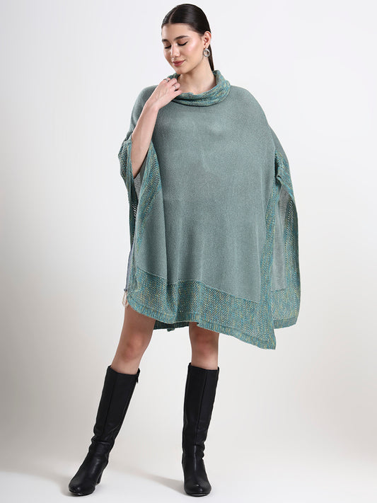 Celadon Mist Poncho